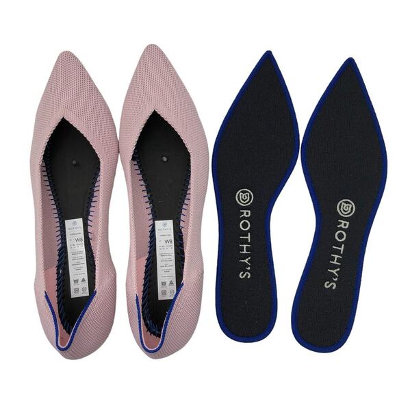 Rothy's‎ The Point Petal Pink Retired Women’s Size 8 - Picture 9 of 11